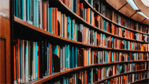 image of library shelf