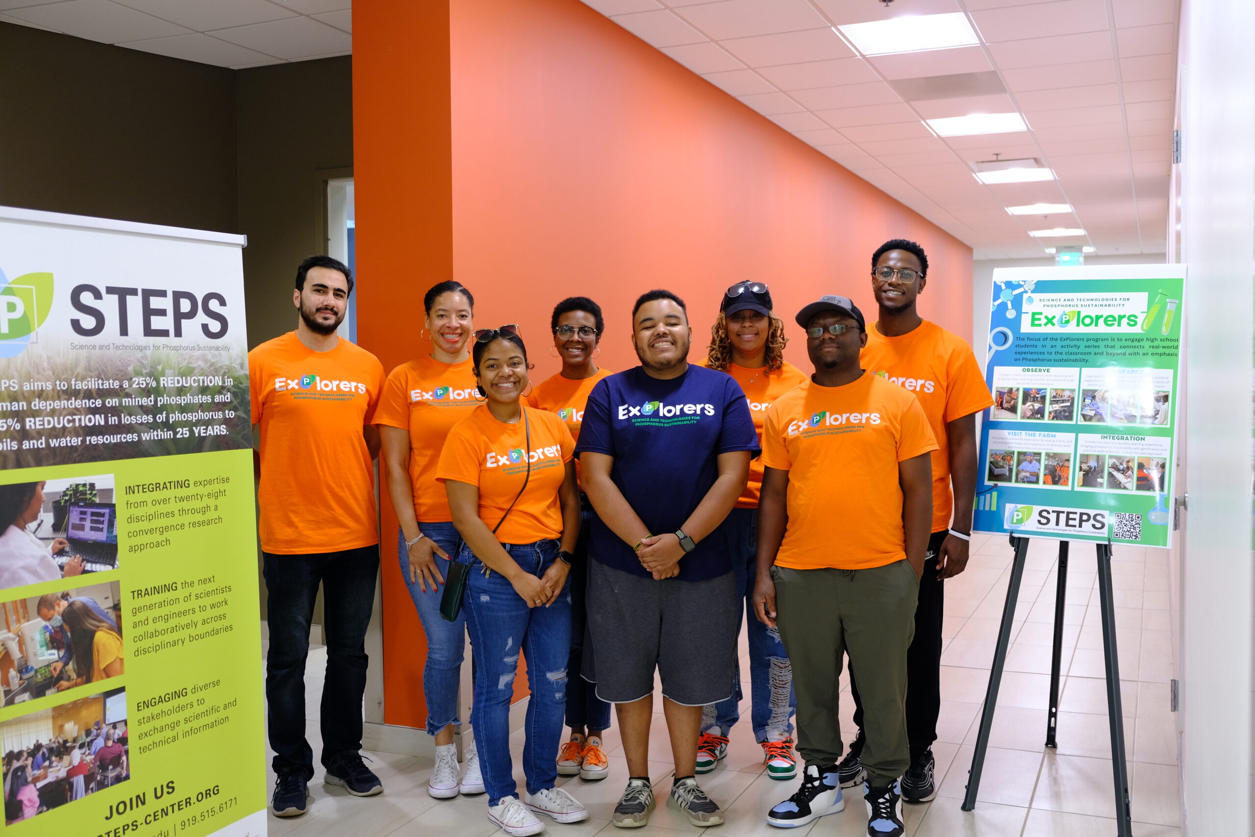 group photo of STEPS ExPlorers Summer 2024 program staff