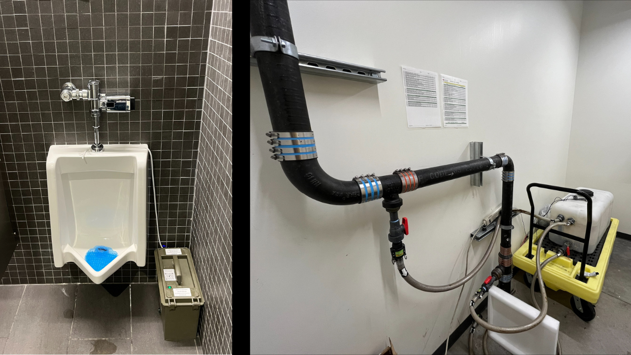 image of urinal system